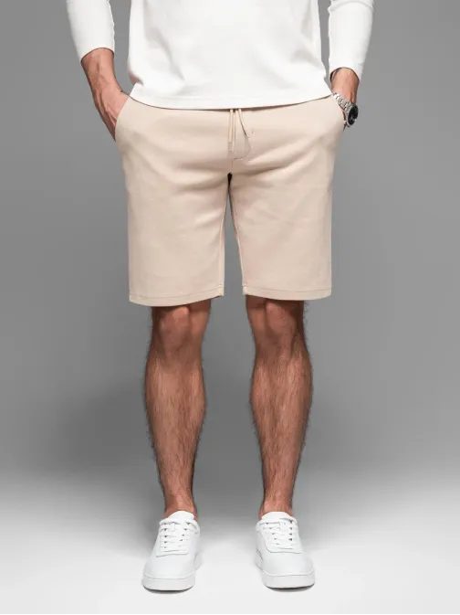 Béžové chinos šortky V2 SRCS-0168