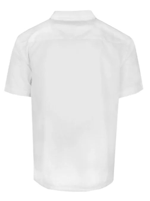 Lněná letní bílá pánská košile