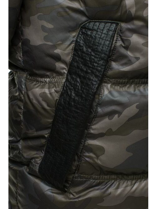 Zimní bunda s maskáčovým vzorem STEGOL 128 KHAKI