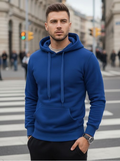 Pohodlná modročerná tepláková souprava