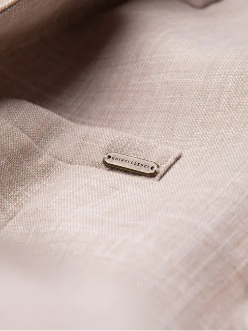 Noblesné béžové regular sako V2 BLZB-0128