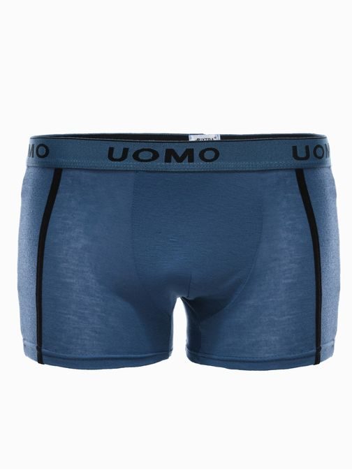 Modré bavlněné boxerky U257
