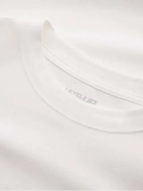 Moderní krémové pánské tričko V2 LSBC-0129