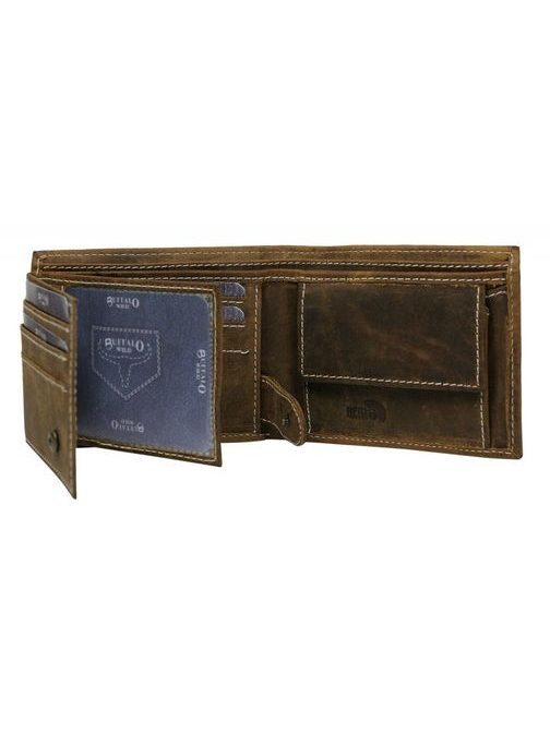 Trendy kožená peněženka v kamelové barvě Buffalo