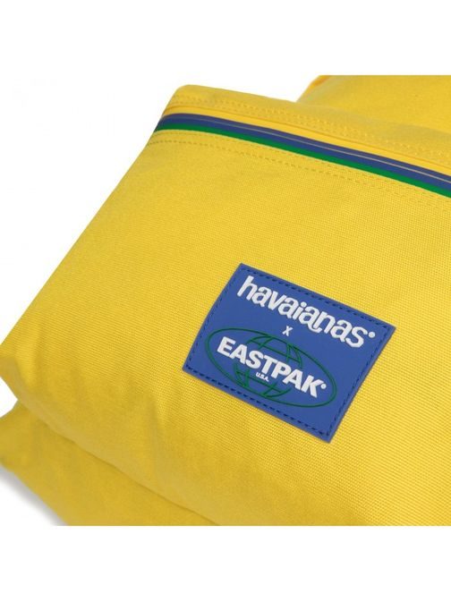 Žlutý batoh s barevným zipem EASTPAK PADDED PAK'R