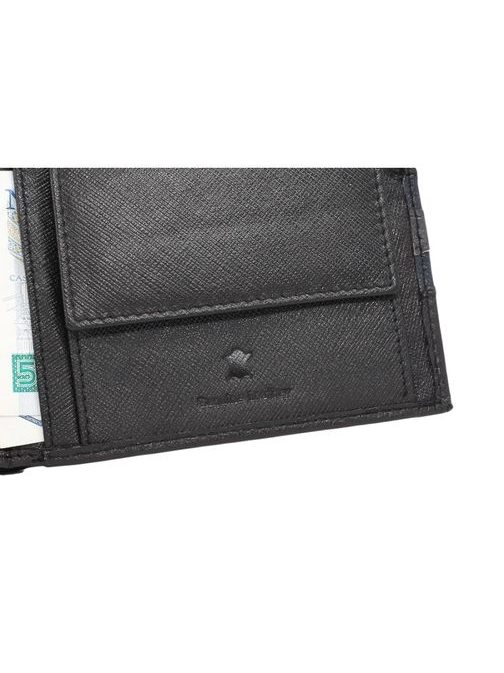 Trendy černá peněženka s barevnými pásky