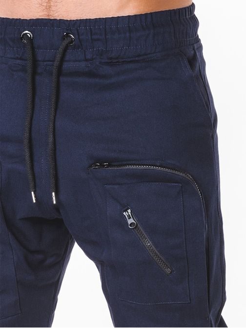 ORIGINÁLNÍ JOGGER KALHOTY TMAVĚ MODRÉ P705