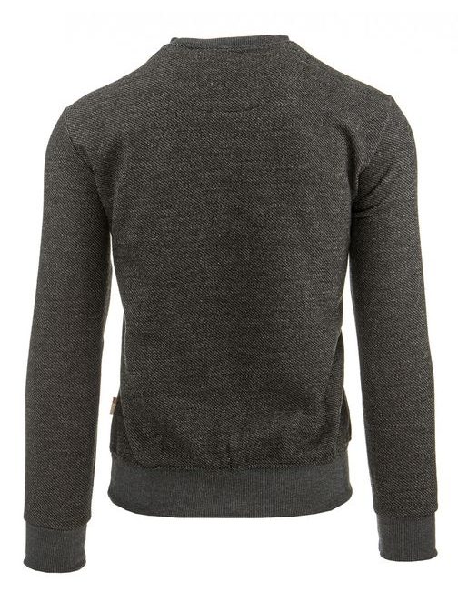 Krásná a velmi moderní černá mikina pánská