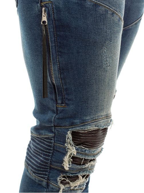 Moderní roztrhané pánské džíny OTANTIK 457