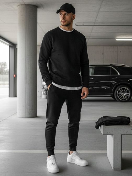 Černá originální pánská mikina