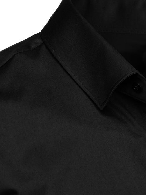 Elegantní černá pánská košile