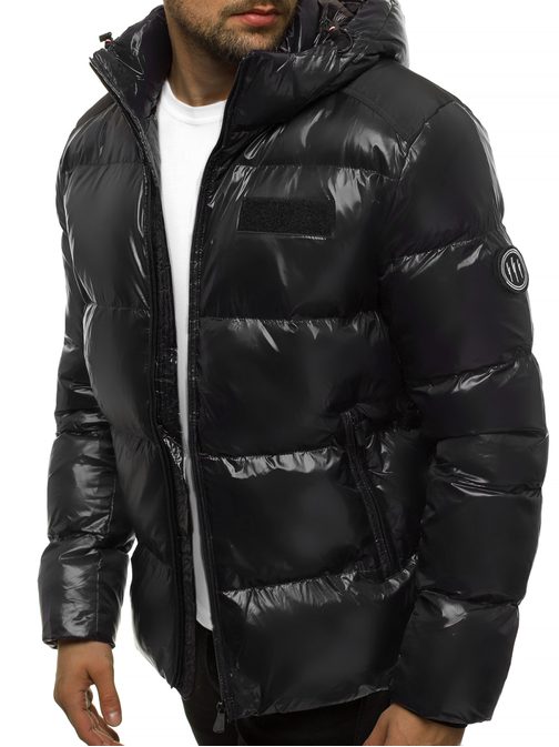 Moderní zimní bunda v černé barvě N/6577