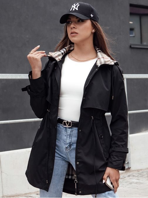 Dámská parka v černé barvě Fashlove