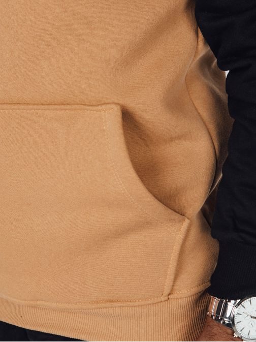 Jedinečná kamelová mikina s kapucí