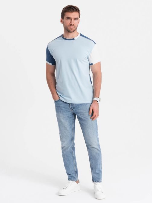 Atraktivní modré tričko V2 TSCT-0176