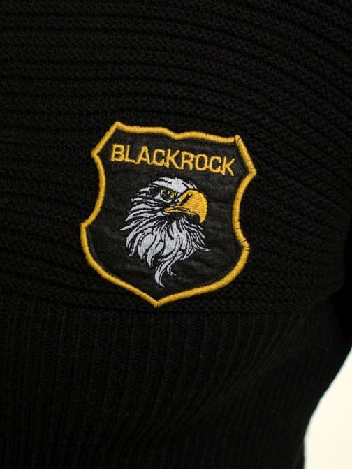 Černý moderní pánský svetr BLACK ROCK 18034