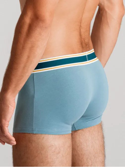 Modré stylové boxerky unbo-0110 (3ks)