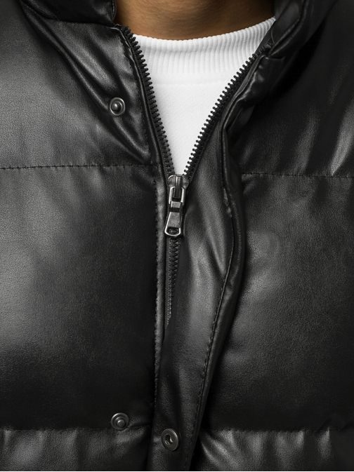 Prošívaná stylová vesta v černé barvě O/9035Z