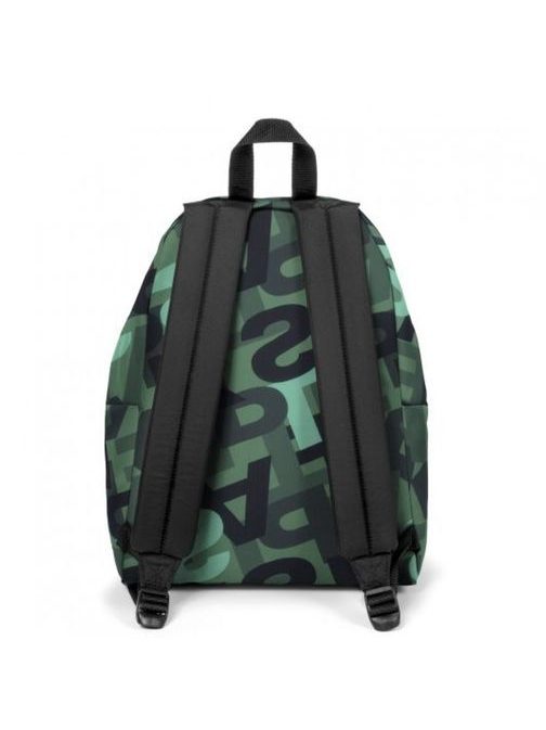 Městský zelený ruksak Eastpak Padded Pak'r Letter