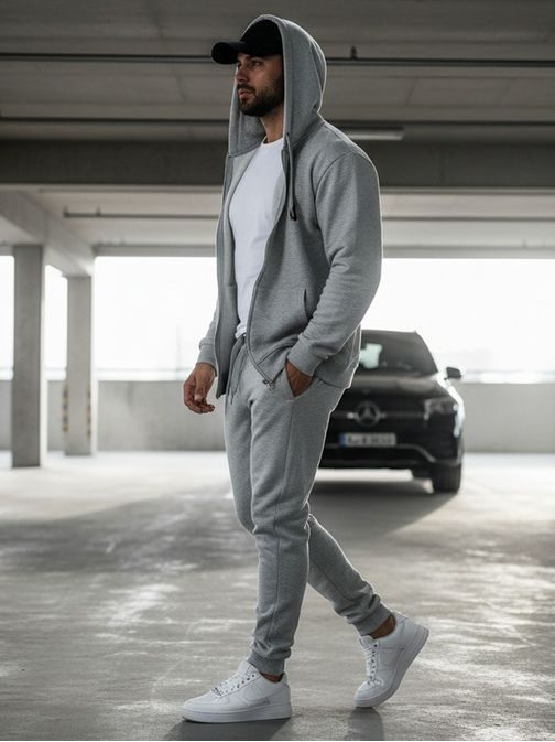 Šedé pánské originální tepláky