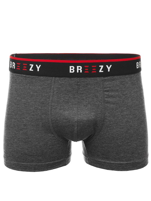 JEDNODUCHÉ GRAFITOVÉ PÁNSKÉ BOXERKY B/88007