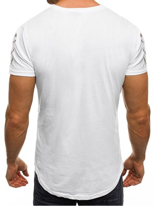 AUSPICES bílé tričko J.STYLE SS154