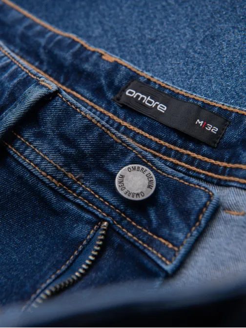 Klasické tmavě modré džínové šortky V3 SRDS-0171