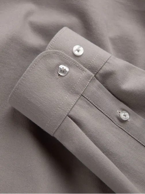 Ležérní šedá košile s kapsou V1 SHCS-0148