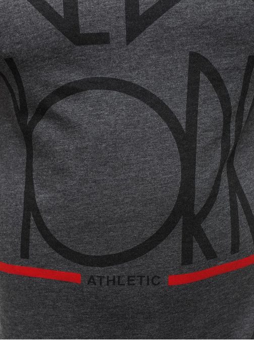 Moderní tmavě šedé triko Athletic 511