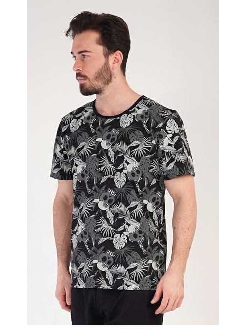 Trendy černé pánské pyžamo Albert