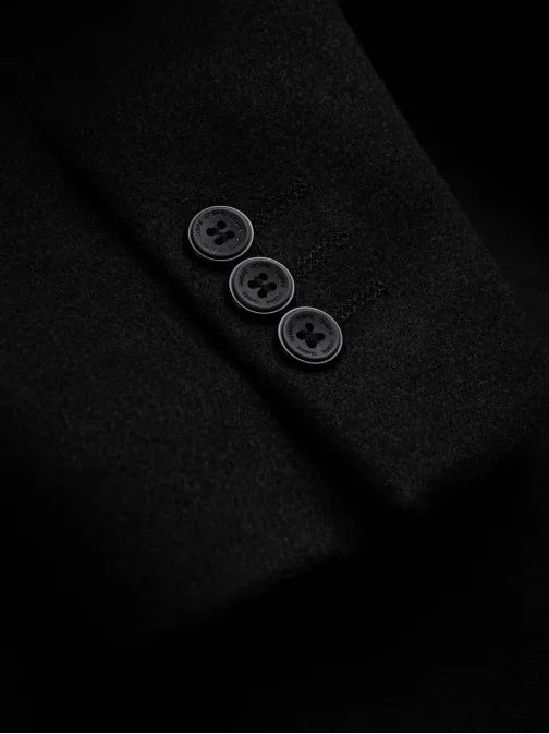 Trendy černé pánské sako V3 BLZB-0118