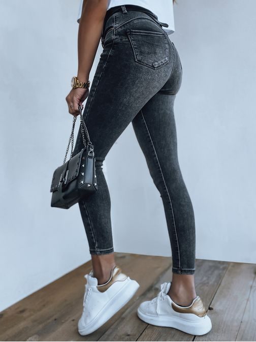 Trendové dámské černé džíny Katja