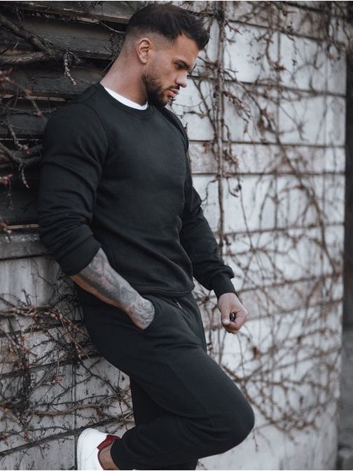 Černá originální pánská mikina