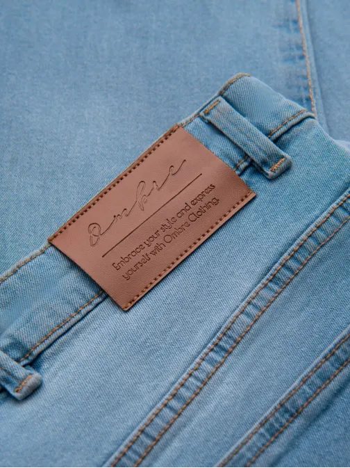 Pánské světle modré džínové joggers V1 PADJ-0265