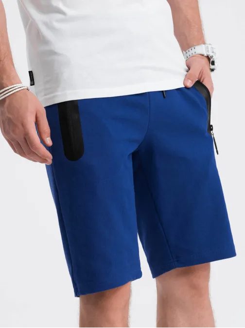Stylové modré kraťasy W239