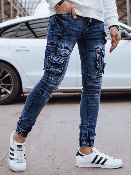 Fantastické pánské džínové kalhoty s kapsami