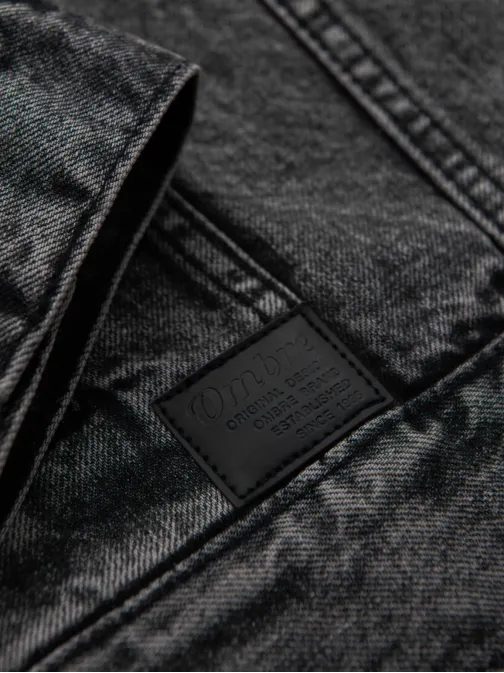 Pánská grafitová džínová bunda V5 JADJ-0219