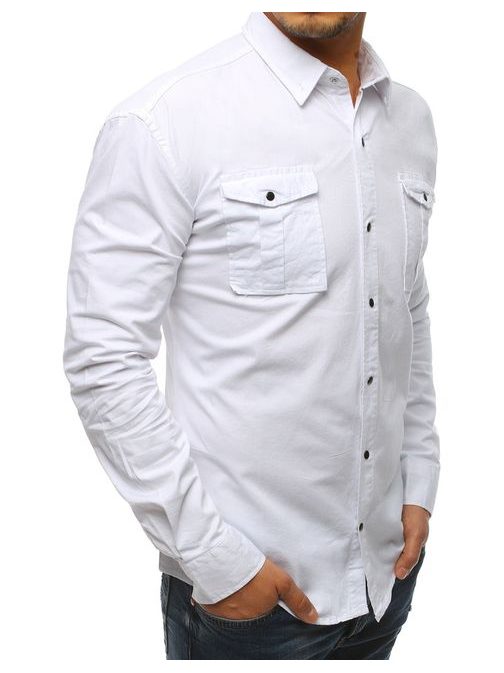 Jedinečná bílá SLIM FIT košile