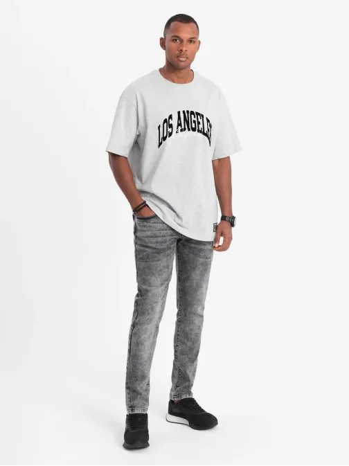 Pánské šedé džíny Slim fit V4 PADP-0110