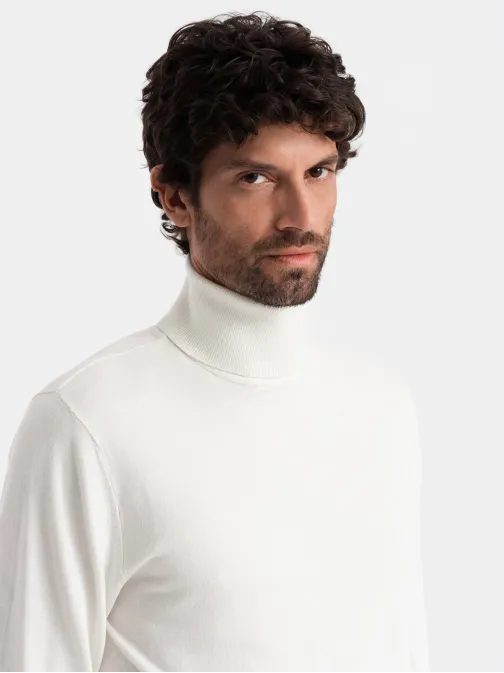 Atraktivní ecru rolák V3 SWTN-0101