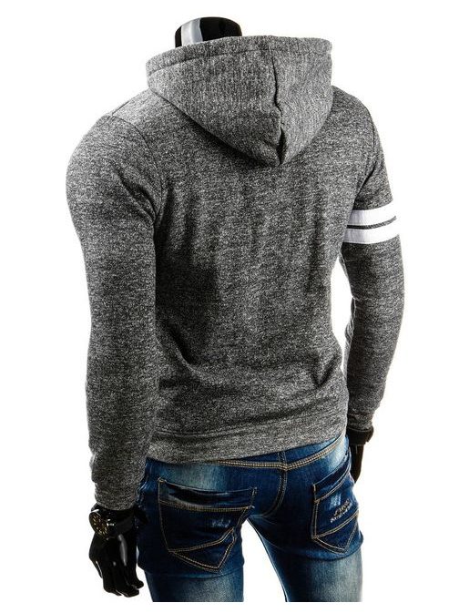 Fantastická mikina tmavě šedá s kapucí