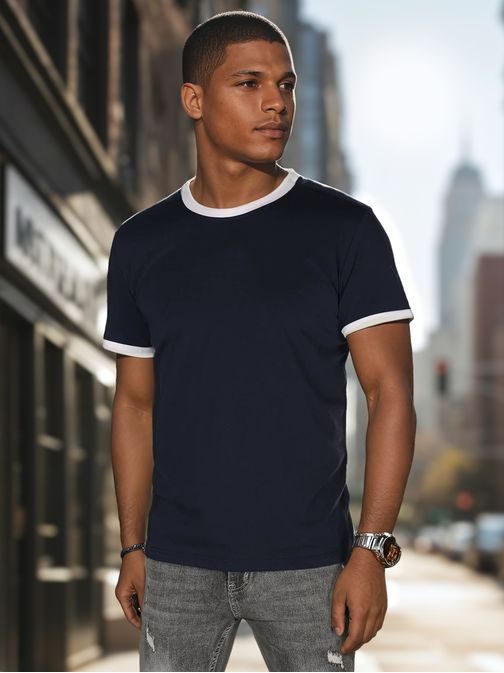 Pohodlné granátové pánské tričko