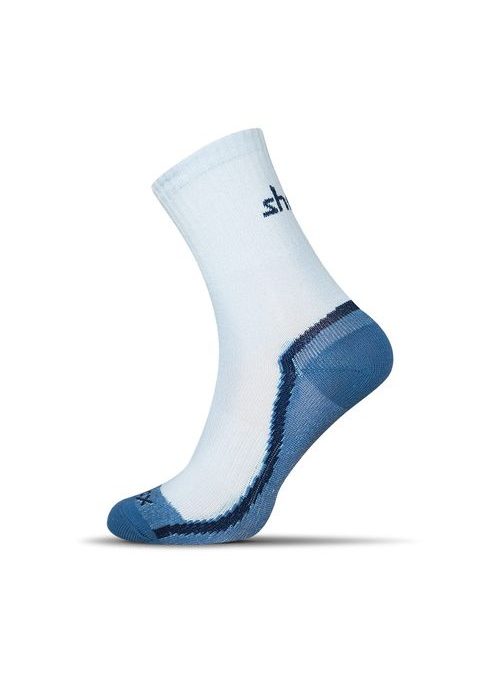 Dvoubarevné modré ponožky