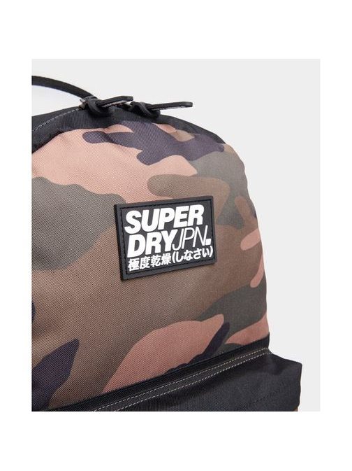 Zelený-maskáčový batoh Superdry Block Edition Montana