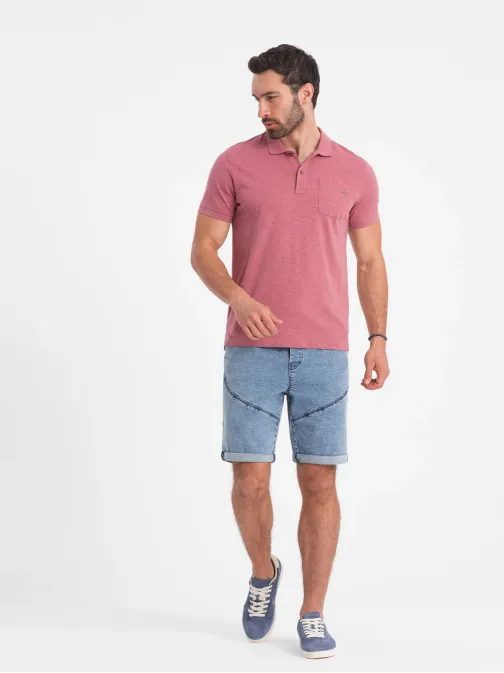 Trendy světle modré džínové kraťasy V1 SRDS-0101