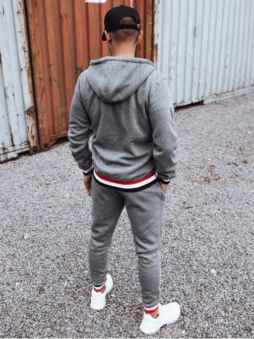 Originální grafitová tepláková souprava na zip