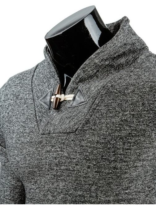 Krásný šedý svetr moderní střih (bx1456)
