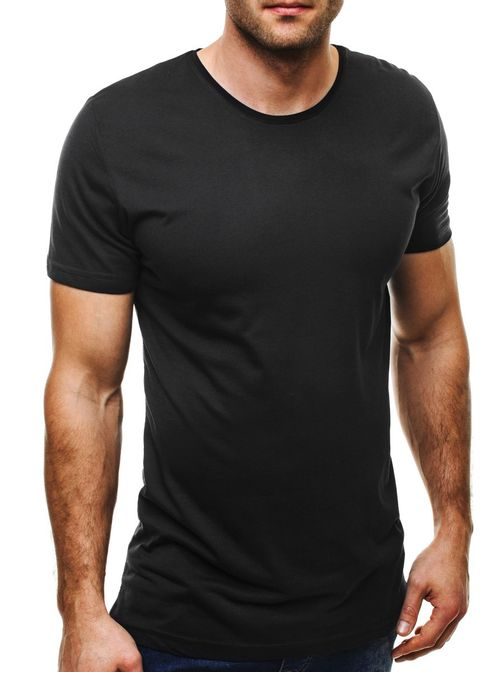 Černé pohodlné pánské tričko MADMEXT 1417