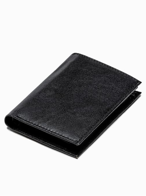 Elegantní pánská černá peněženka A624
