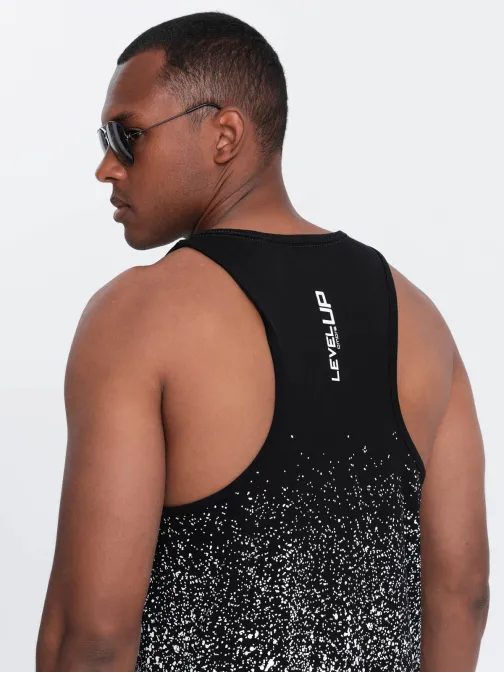 Trendy černé tílko V2 TSTT-22SS-001